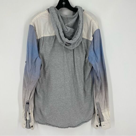 Buffalo David Men’s 1/2 Button Long Sleeve Shirt size L - Picture 3 of 3